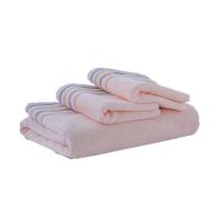 皖亭 WTJF-1006 爱生活毛巾三件套 毛巾70*34CM*2，浴币140*70CM 随机色 (单位:套)