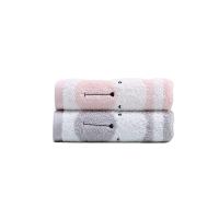 金号（KING SHORE）卡通A类纯棉儿童毛巾2条装 74*34cm （单位：组）红+灰