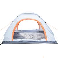 车管家 GJ-2203 户外自动式抛帐帐篷 200*150*100cm 银白+橙黄（单位：顶）