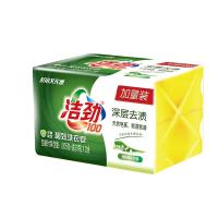 洁劲100 深层去渍 超效洗衣皂 （205g+30g）*2块 （单位：组）