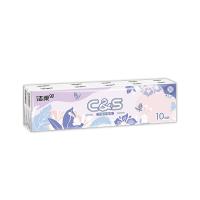 洁柔（C&S）CM205-10A  手帕纸  208mmx203mm/张(3层) 8片/包 10包/条  （单位：条）