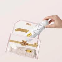 艾逸瑶选 YS-1841 晴悦系列钢骨玻纤五折胶囊伞 54cm*8K(单位：把) 白色