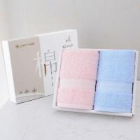 洁丽雅（grace） 6732 抗菌毛巾 76*35cm*2 2条礼盒装 （单位：盒） 红+蓝