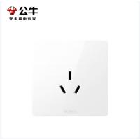公牛（BULL） 插座面板 三孔 G59Z104 87.5*87.5 mm (单位:个) 白色