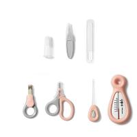 夕尔（babycare） RRC005-A 婴儿护理七件套  圆头镊+指甲钳+指甲剪+水温计+耳勺+磨甲棒+牙刷 （单位：套） 樱粉