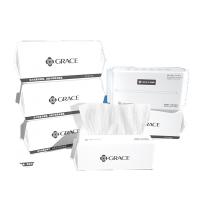 洁丽雅（grace）一次性洗脸巾加厚珍珠纹 MRJ273-3 60抽*3包 （单位：提）