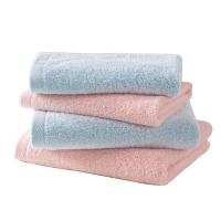 内野HU-HY07J05毛巾套装面巾34*75cm*2方巾34*35cm*2（单位:套）粉+蓝