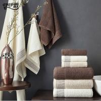 伊伊爱 MJ0BH02300157 都市蜂巢毛巾 34*76cm （单位：条） 棕色