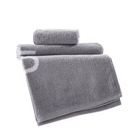 内野 HU-HY07J08毛巾套装 浴巾70*140cm*1面巾34*75cm*1(单位:套)灰色
