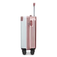 爱登堡F337 时尚旅行拉杆箱20英寸 （单位：个）高雅白+粉撞色