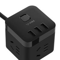 公牛（BULL） GN-U303H 魔方USB插座 3USB接口+3插孔全长3米 ( 单位 :个)