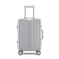 爱登堡F8838-2高端铝框商旅行拉杆箱20英寸（单位：个）奢华银