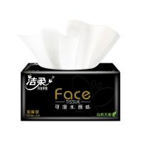 洁柔（C&S） 黑Face 抽纸 纸巾 18包/箱，130抽/包 白色（单位：箱）