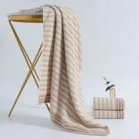 洁丽雅（grace）抗菌套装礼盒三件套毛巾74*34cm*2浴巾140*70cm*1浅棕(单位:套)