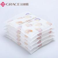 洁丽雅（grace）旅行一次性浴巾大号便携加厚洗澡浴巾140*70cm*5包白色(单位:包)