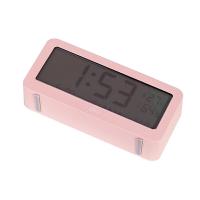得力（deli） 8826 电子闹钟 多功能 146*40*68mm （单位:个）粉色