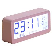 得力（deli） 8826 电子闹钟 多功能 146*40*68mm （单位:个）粉色