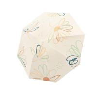 有福有派YF-893025三折防晒黑胶伞 65cm*8k（单位：把）米黄色