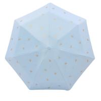 天堂伞50138EJC五折晴雨伞7骨（单位：把）净空蓝