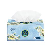 清风 AR31SHK 超质柔韧 抽纸 纸巾 3层110抽*3包 蓝色（单位：提）