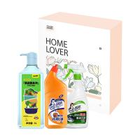 洁宜佳 JYJ3014 恋家日常清洁用品三件套 强效洁厕净清洁剂530ml 厨房重油污净清洁剂525g 果蔬餐具净清洁剂1L (单位:套)