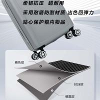 爱华仕（OIWAS） 耐用万向轮拉杆箱 OCX6770 20寸 (单位:个) 银色
