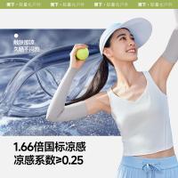 蕉下AL37824 防晒冰袖女冰丝凉感防晒袖套女防晒手臂 M（单位：双）漫暮黑