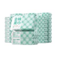 全棉时代 M码 全棉柔巾 200mm*150mm 60片/包 48包/箱(单位：箱)