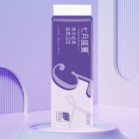七月盛夏 QY-J2005A 无芯卫生卷纸 5层 无香型75g*12卷 900g 紫色（单位： 提）