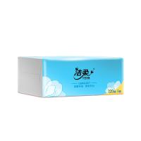 洁柔（C&S） TR098601A 白玉兰软抽 抽纸 纸巾 3层120抽*3包 天蓝色（单位：提）