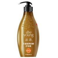 滋源（seeyoung） 生姜强根健发中干性 护发素 400ml(单位：瓶) 新老包装随机发货