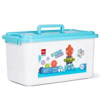 得力（deli）74554 雪花片儿童立体拼图 500片/箱（单位：箱）新老包装随机发货）