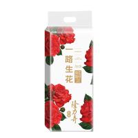 隆力奇 一路生花 原浆抽纸 180*153mm 4层*75张 4包/提 (单位:提)