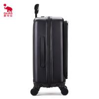 爱华仕（OIWAS）OCX6641-20 拉杆箱 前开盖可充电万向刹车轮 43.7L (单位:个) 黑色/银色