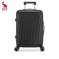 爱华仕（OIWAS）OCX6620-24 拉杆箱 PC材质减震飞机轮坚固加厚拉杆干湿分离 63.3L (单位:个) 黑色/银色