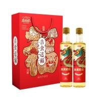 米妹妹 吉食送福礼盒装 物理压榨 葵花籽油 248ml*2 (单位:盒)