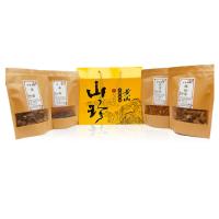 格子猫 黄山山珍礼盒 手提礼盒 500g(虫草花125g木耳125g香菇125g姬松茸125g) (单位:盒)