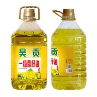 昊贡 一级菜籽油 非转基因 物理压榨 4L (单位:桶)