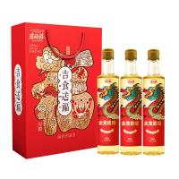 米妹妹（MIMEIMEI）吉食送福葵花籽油礼盒 744ml（248ml*3瓶）（单位：盒）
