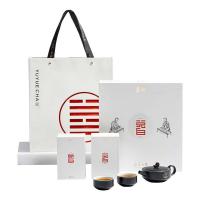 鱼玥 大兑白 茶叶茶具套装 白茶200g 1壶2杯 （单位：盒)