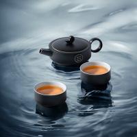 鱼玥 大兑白 茶叶茶具套装 白茶200g 1壶2杯 （单位：盒)