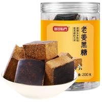 富昌 甘蔗制糖 老姜黑糖 200g(单位：罐) 新旧包装随机