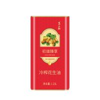 第一坊 1490型 初道臻享冷榨花生油 1.25L+60ml*4（单位：套）包装随机