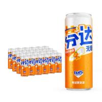 可口可乐 芬达 碳酸饮料 全塑包 330ml*6罐/组*4 (单位:组) 新老包装随机发货