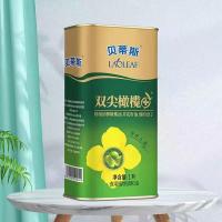 贝蒂斯  双尖橄榄芥花籽油特级初榨橄榄油 1L/罐 2罐/盒 礼盒 （单位:盒)