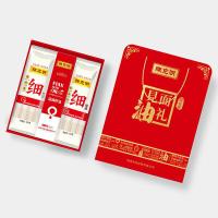 陈克明 见面油礼礼盒 亚麻籽油248ml+面条500g*2包（单位：盒）（宽细圆挂面随机发）