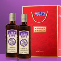 贝蒂斯 小贝厨房亚麻籽油礼盒装 500ml/瓶 2瓶/盒（单位：盒）