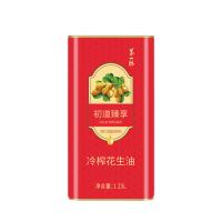 第一坊 初道臻享花生油套装 冷榨工艺 1825ml（1.25L+455ml+60ml*2) (单位:套)