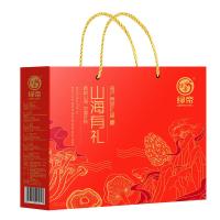 绿帝 山海有礼礼盒 330g 墨鱼80+香菇50g+黑木耳50g+姬松茸50g+虾皮50g+鹿茸菇50g （单位:盒）