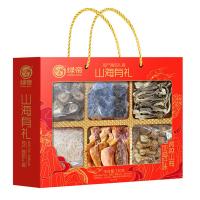 绿帝 山海有礼礼盒 330g 墨鱼80+香菇50g+黑木耳50g+姬松茸50g+虾皮50g+鹿茸菇50g （单位:盒）